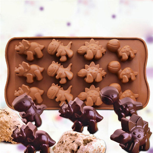 Decorations Cake Making Ice Tray Silicone Chocolate Mold Dinosaurs Mould