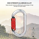 25KN O Shape Safety Auto Master Lock Carabiner Outdoor Rock Climbing Buckle