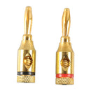 Car Accessories Audio Connector Banana Plug Speaker Adapter Connector adapter