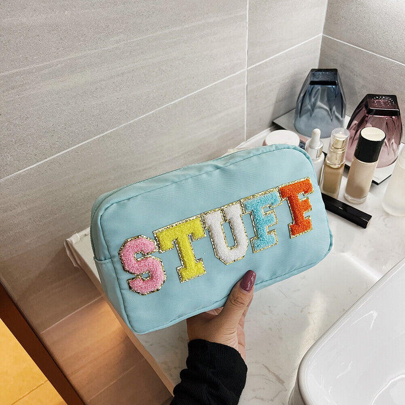 Casual Cosmetic Bag Waterproof Nylon Makeup Bags Travel Organizer for Lady Girls