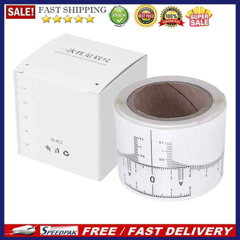 1 Roll Eyebrow Positioning Measure Tools Girls Women Beginners Cosmetic Tools