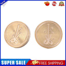 Alphabet Letters Wax Sealing Stamp Head Round Copper Stamps Craft Decor (I)