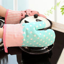 1 Pcs Cotton Thick Kitchen Baking Cook Insulated Padded Oven Gloves Mitt