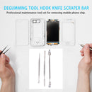 3pcs Universal Mobile Phone Repair Opening Tool Kit Metal Disassemble Crowbars
