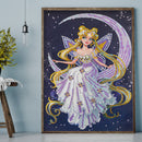 Diamond Painting Moon Fairy Partial Drill Rhinestone Mosaic Art Picture Kits