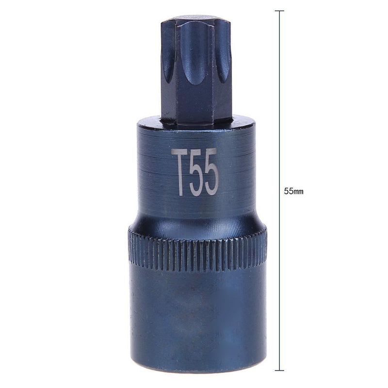 1/2 inch Torx Screwdriver Socket Bits Adapter Drive Socket Hand Tool(T55) Newly