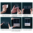 Wall Mounted Dry Food Dispenser Whole Grains Rice Bucket Large 1/2-Grid Storage