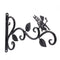 Wrought Iron Hanging Flower Basket Decorative Hanger Bracket (Flower Fairy)