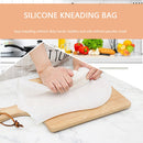 Silicone Kneading Dough Bag Flour Mixer Bags Kitchen Tools with Tie (L)