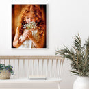 Diamond Painting DIY Little Girl Full Round Diamond Mosaic Art