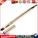 Double-headed Retractable Makeup Blush Lip Brush and Eyeshadow Brush Newly
