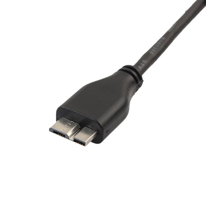 47cm 1.5ft USB 3.0 Male-A to USB3.0 Micro-B Data Cable Black