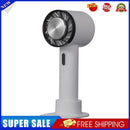 2200mAh USB Handheld Cold Compress Turbo Fan Personal Cooling Fans (Grey)
