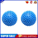 2pcs 6.5cm Laundry Ball PVC Reusable Clean Tools Laundry Dryer Accessories