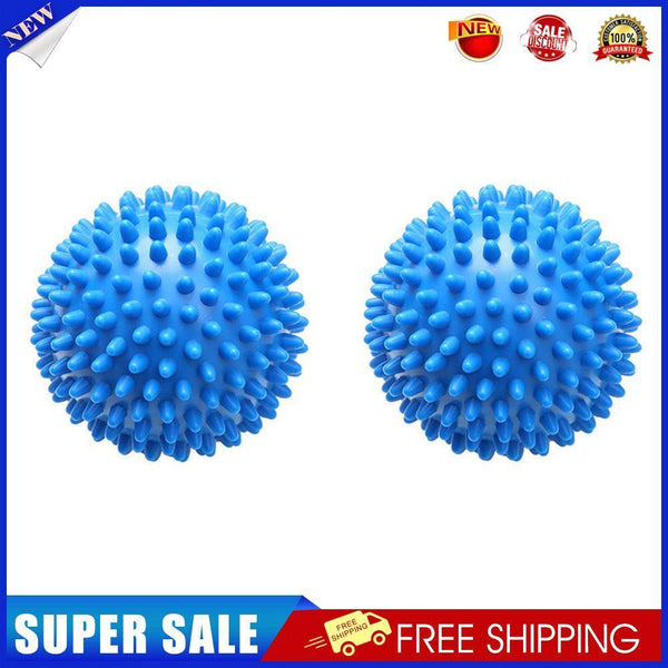2pcs 6.5cm Laundry Ball PVC Reusable Clean Tools Laundry Dryer Accessories