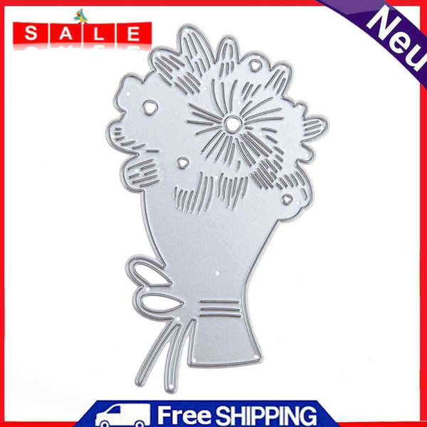 A Bouquet of Flowers Metal Cutting Die Stencil DIY Scrapbooking Craft Tool-16088