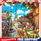 Paris Street Oil Paint By Numbers Kits Canvas DIY Wall Picture Hand Painted
