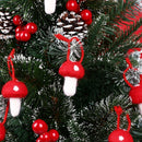 Decorations Wedding Xmas Tree Christmas Mushroom Mushroom Hanging Ornament Felt