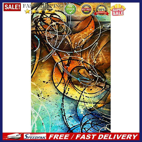 Abstract Line Oil Paint By Numbers Canvas DIY Picture Art Home Decoration Gif