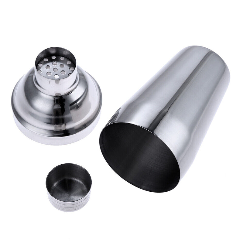 550ml Stainless Steel Cocktail Drink Shaker Mixer Party Bar Drink Mixer