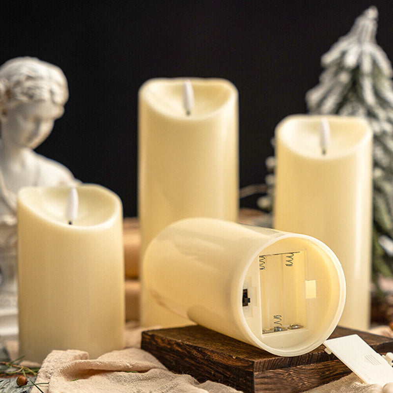 Flameless LED Tealight Flickering Wedding Romantic Home Party Candles Lights