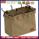Camping Table Side Storage Bag Multifunction Canvas Bag with Hook (Khaki)