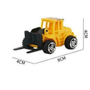 6 Pcs Digger Tractor Baby Toys Shower Birthday Cake Toppers Party C9L1 D1I0