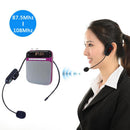 RadioFM Wireless Headset Microphone Handsfree Megaphone Mic for Loudspeaker