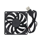 DC 5V USB Power Router fan DIY PC Cooler TV Box Wireless Cooling Quiet