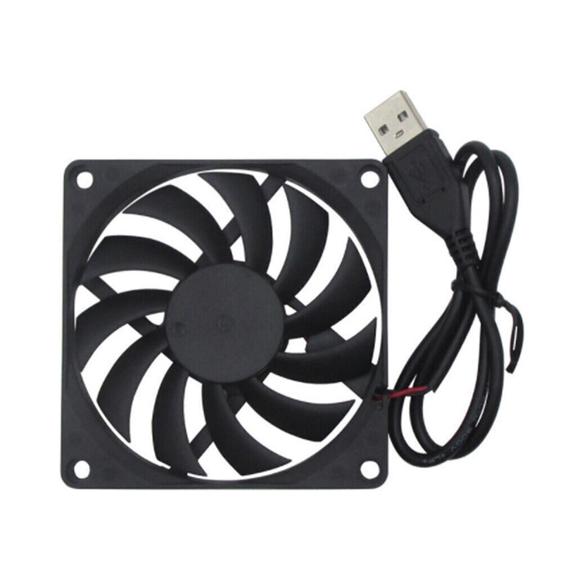 DC 5V USB Power Router fan DIY PC Cooler TV Box Wireless Cooling Quiet