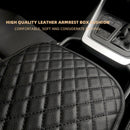Universal PU Leather Non-Slip Car Armrest with Elastic Back