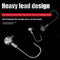 25pcs 3g 5g 7g 10g 14g  Jig Head Barbed Jigging Fishing Hook Soft Bait