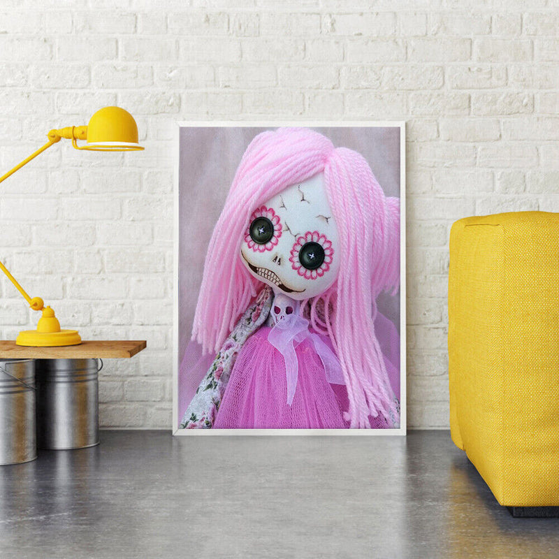 Oil Paint By Numbers Girl Coloring Digital Drawing