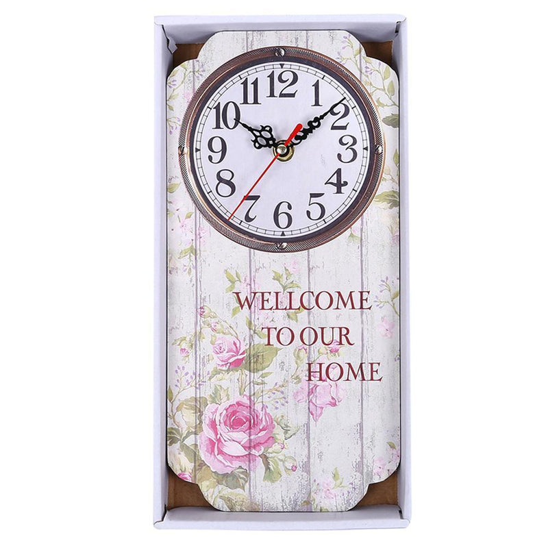 Europe Style Retro Wall Clock Hang Living Room Bedroom Home Bar Decor (2)