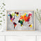 World Map Oil Painting By Numbers Canvas Wall Drawing Kits DIY Home Decor