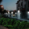 LED Solar Power Acrylic Round Ball Light Outdoor Garden Wall Pillar Lamp Newly