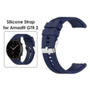 Silicone Smart Watch Strap Band for Amazfit GTR 2e/GTR 2 (Midnight Blue) Newly