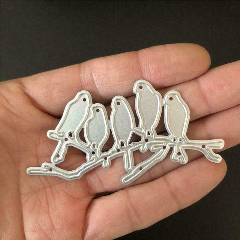 Little Bird Metal Cutting Dies Christmas Flower Leaves Hot Scrapbook