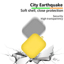 Silicone Protective Case for OnePlus Buds Pro TWS Wireless Earbuds(Yellow) Newly