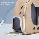Clear Pet Carrier Bag Portable Cat Travel Shoulder Breathable Outdoor Backp