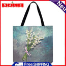 Jumpcar Bouquet Printed Shoulder Shopping Bag Casual Large Handbag