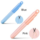 Twiggy Plastic Stationery Multifunction Pen Style Deformation Scissors Folding