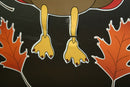 Large Happy Thanksgiving Magnetic Garage Door Banner Refrigerator Etc..