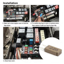 DC 14V Auto Reset Mini Circuit Breaker Blade Fuse for Car Boat(7.5A Grey)
