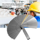 32 Blades Combination Feeler Gauge Metric Imperial Gapped Filler Measure Newly
