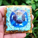 Orgonite Pyramid Healing Crystal Energy Orgone Pyramide Reiki Balancing Lucky