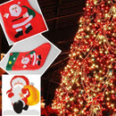 Christmas Tree Santa Claus Snowman Sock Kids Gift Bag Decoration Ornaments