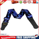 Electric Acoustic Guitar Belt Adjustable Printed Bass Strap Slings Blue