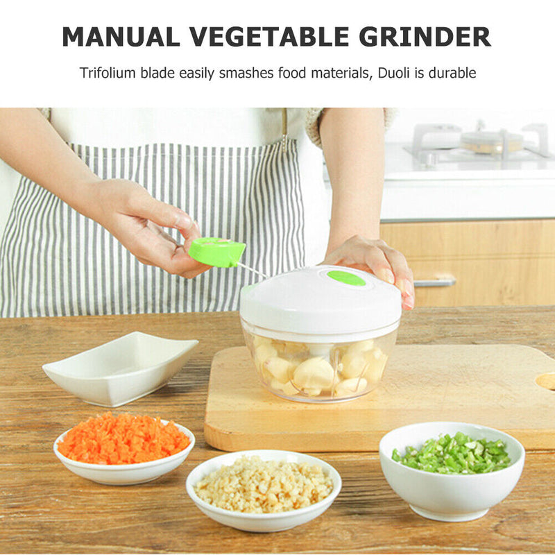 Garlic Onion Pepper Vegetable Slicer Meat Cutter Hand Chopper Kitchen Tools