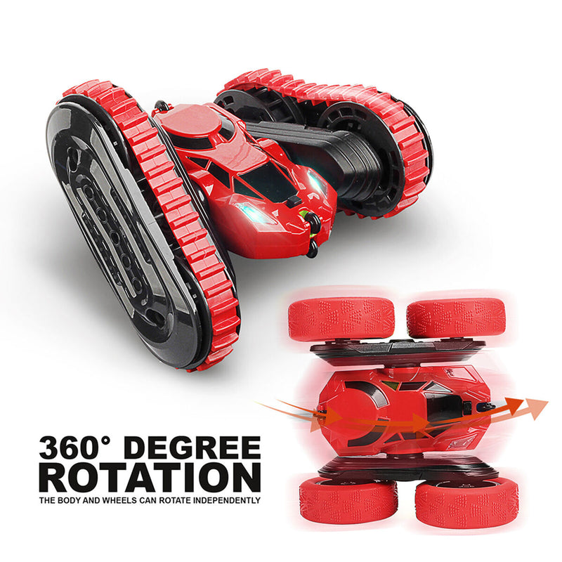 #A 2 in 1 RC Stunt Cars 2 Sided 360 Degrees Tumbling Rotating 4WD 2.4GHz Vehicle